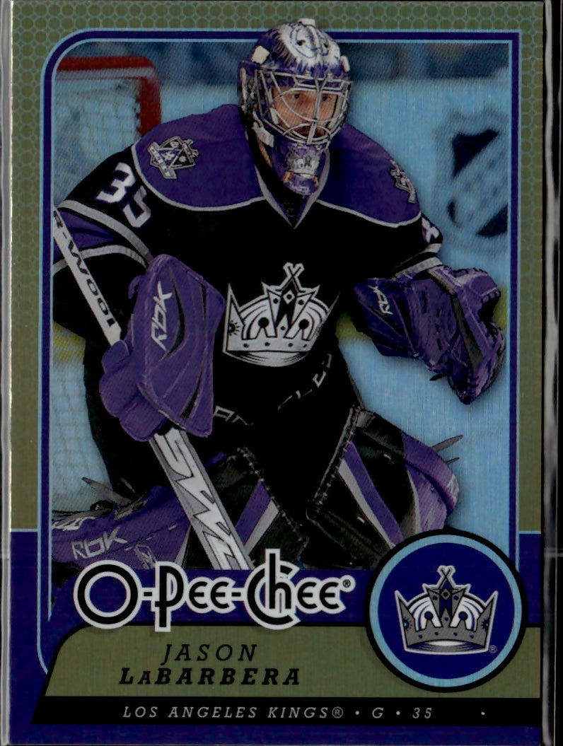2008-09 O-Pee-Chee Hockey - Base - Rainbow Foil #234 Jason LaBarbera - Los Angeles Kings - A