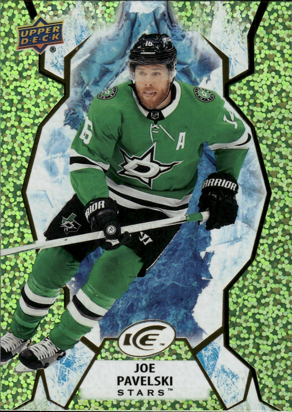 2021-22 Upper Deck Ice Hockey - Base - Green #23 Joe Pavelski - Dallas Stars