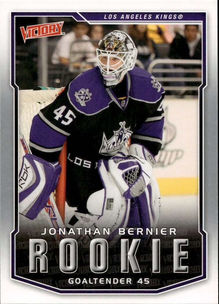 2007-08 Upper Deck Victory Hockey - Base #315 Jonathan Bernier - Los Angeles Kings - A
