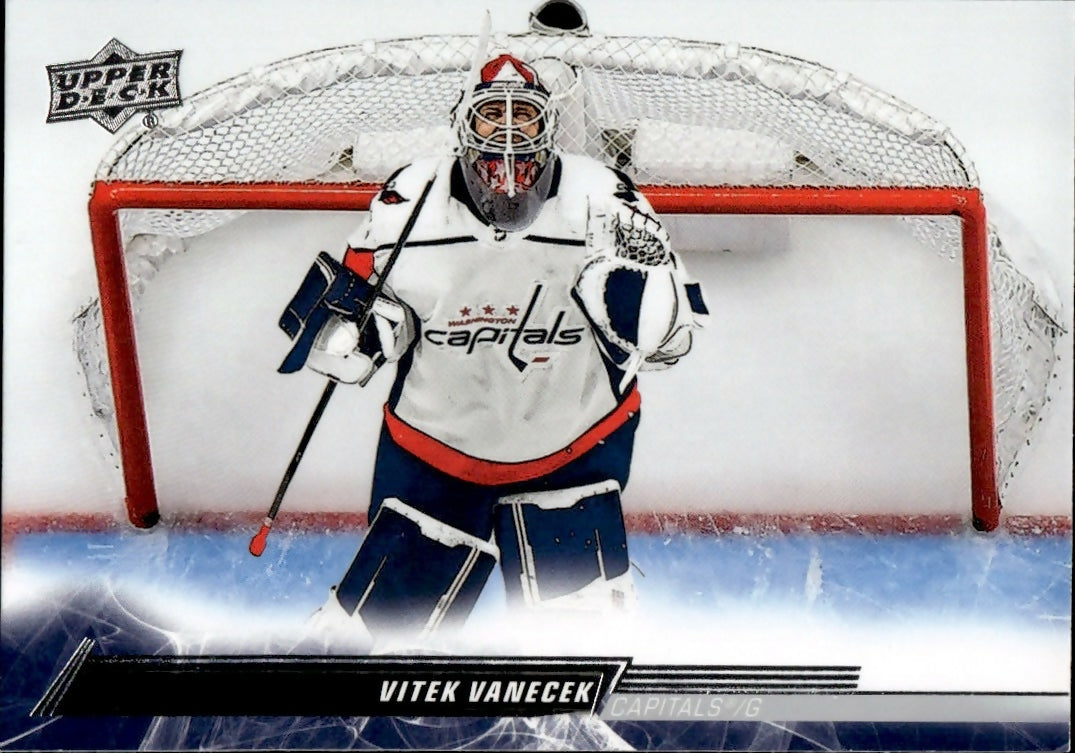2022-23 Upper Deck Series 1 Hockey - Base #192 Vitek Vanecek - Washington Capitals - A
