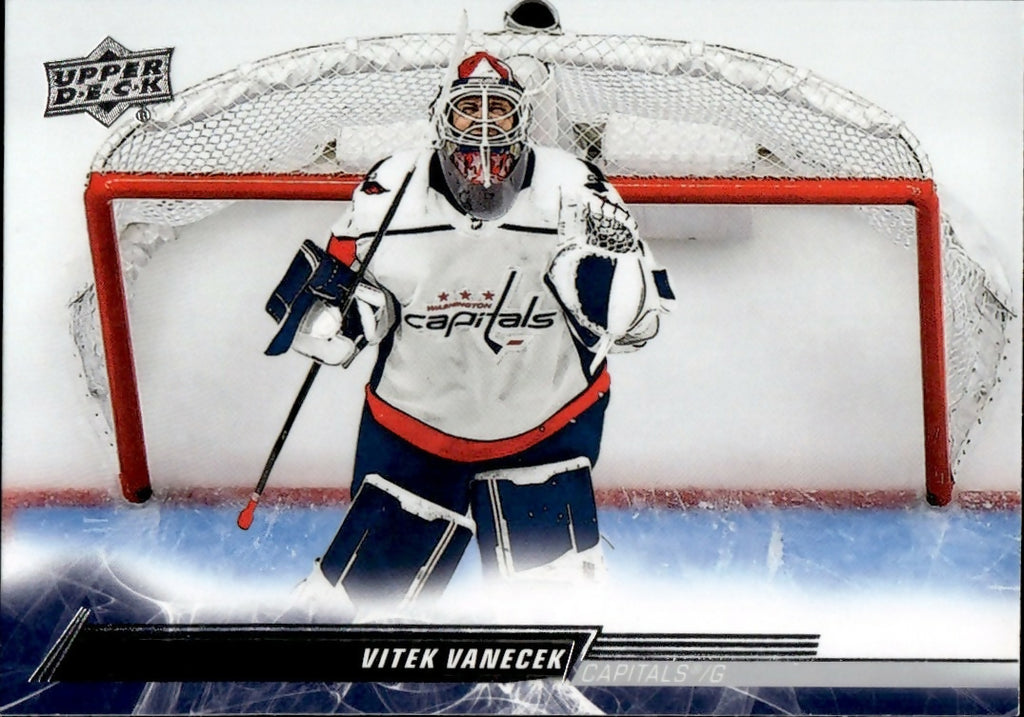 2022-23 Upper Deck Series 1 Hockey - Base #192 Vitek Vanecek - Washington Capitals - A