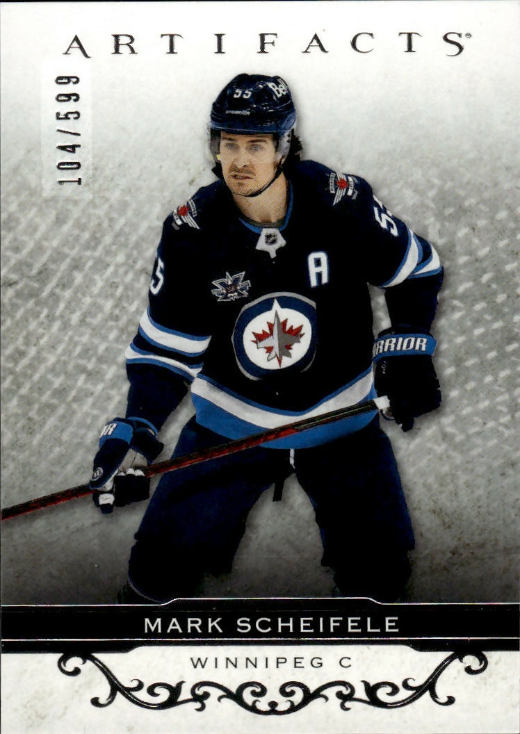 2021-22 Upper Deck Artifacts Hockey - Base - Stars  :599 #133 Mark Scheifele - Winnipeg Jets - A