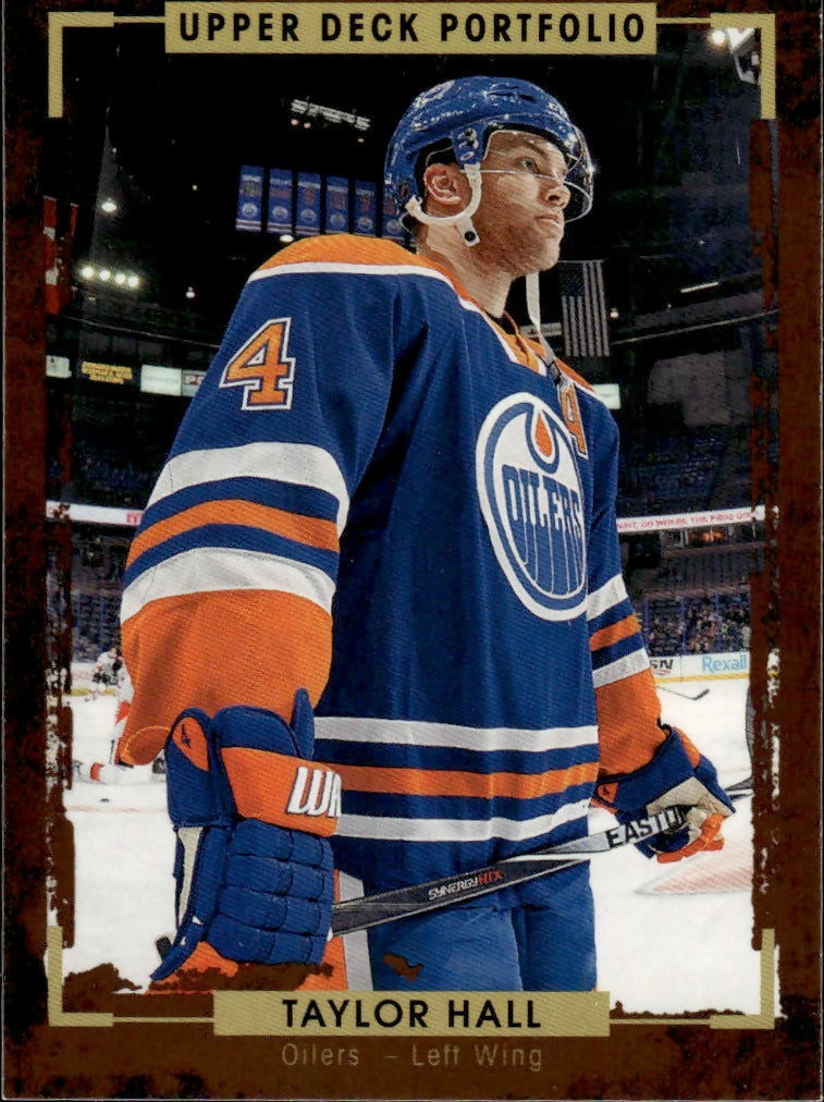 2015-16 Upper Deck Portfolio Hockey - Base #120 Taylor Hall - Edmonton Oilers