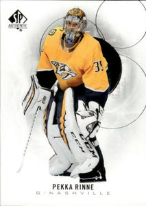 2020-21 Upper Deck Sp Authentic Hockey - Base #21 Pekka Rinne - Nashville Predators