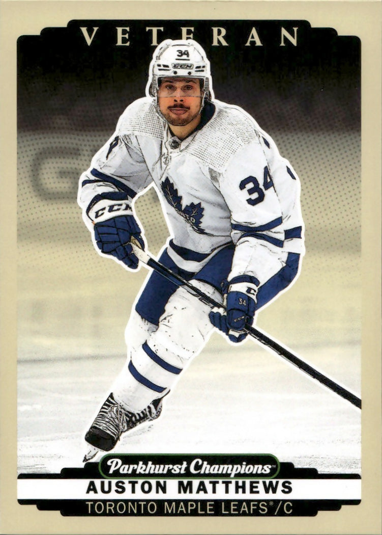 2022-23 Upper Deck Parkhurst Champions - Base #200 Auston Matthews - Toronto Maple Leafs - A