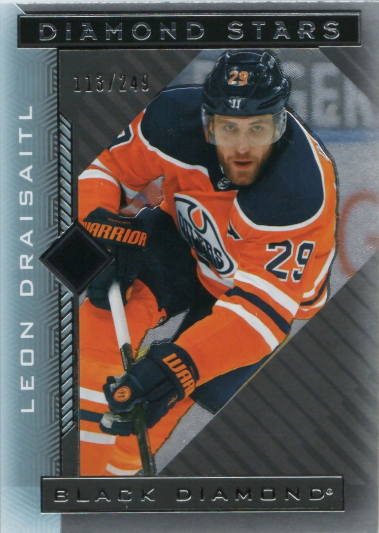 2021-22 Upper Deck Black Diamond - Diamond Stars :249 #BDS-LD Leon Draisaitl - Edmonton Oilers - A