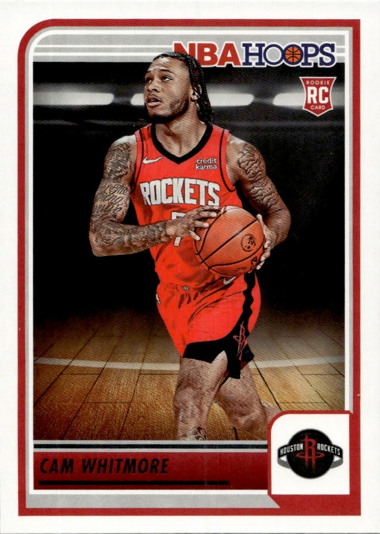 2023-24 Panini Hoops Basketball - Base #265 Cam Whitmore - Houston Rockets - A
