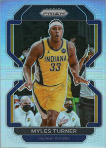 2021-22 Panini Prizm Basketball - Base - Prizm # 175 Myles Turner - Indiana Pacers