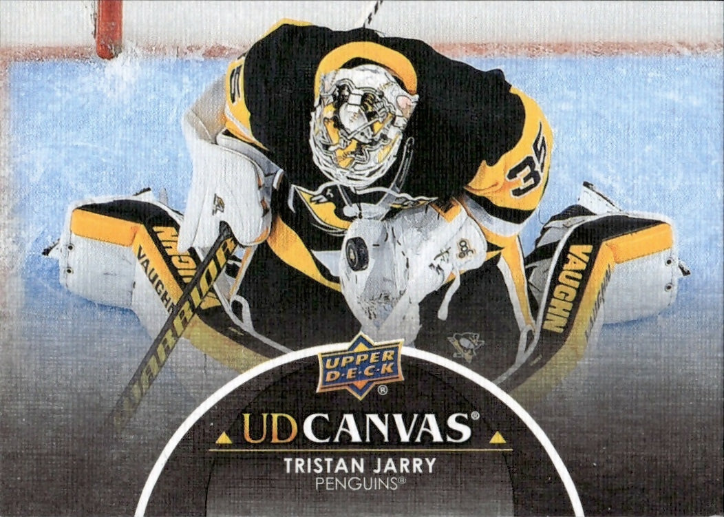 2021-22 Upper Deck Series 2 Hockey - UD Canvas #C183 Tristan Jarry - Pittsburgh Penguins - A