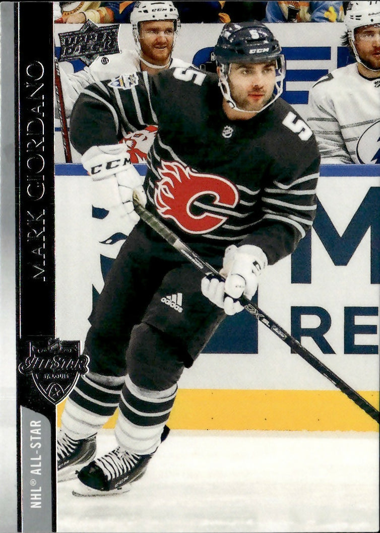 2020-21 Upper Deck #678 Mark Giordano Calgary Flames