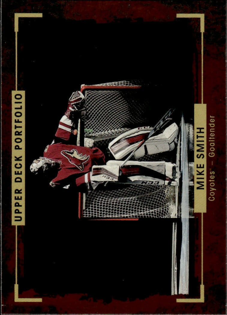 2015-16 Upper Deck Portfolio Hockey - Base #25 Mike Smith - Arizona Coyotes