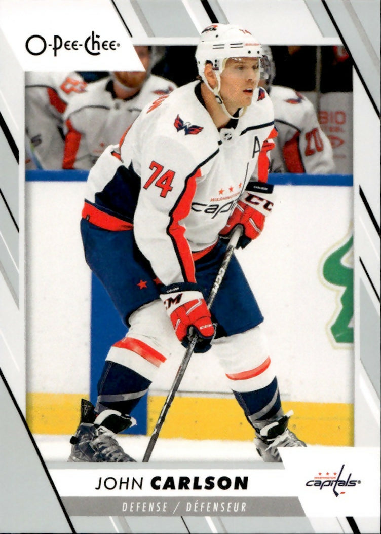 2023-24 Upper Deck O-Pee-Chee Hockey - Base #411 John Carlson - Washington Capitals - A