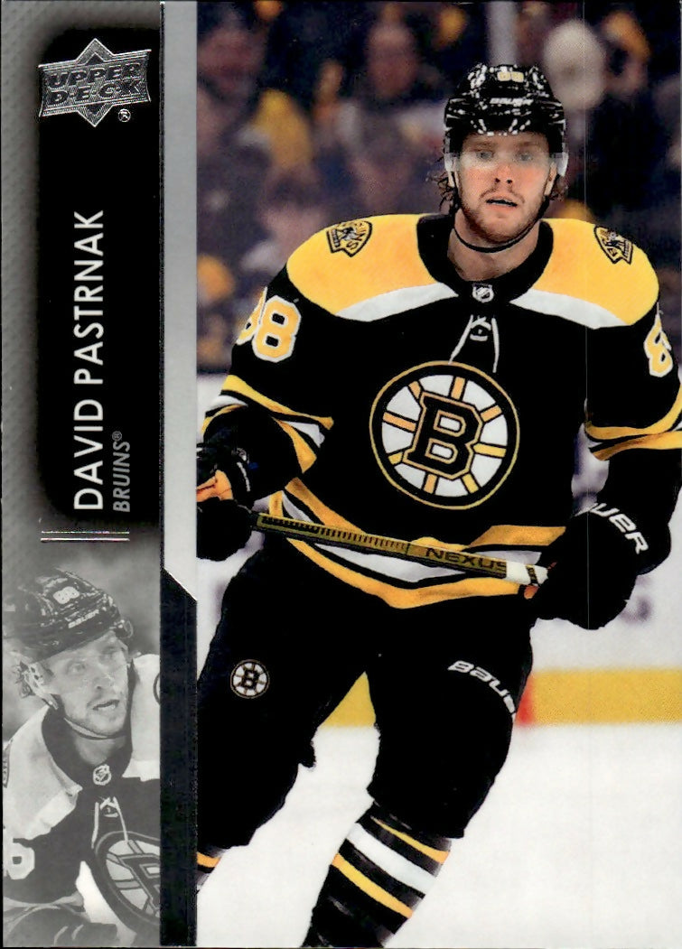 2021-22 Upper Deck Series 2 Hockey - Base #267 David Pastrnak - Boston Bruins - A