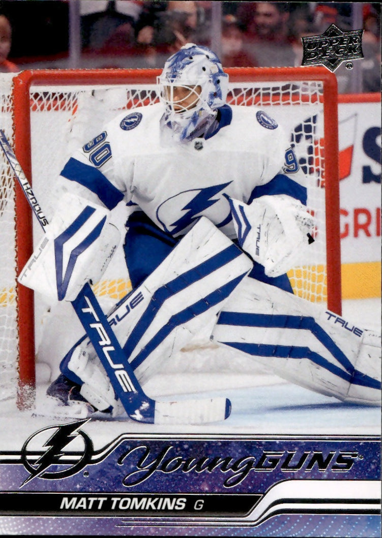2023-24 Upper Deck Series 2 Hockey - Base - Young Guns #470 Matt Tomkins - Tampa Bay Lightning - A