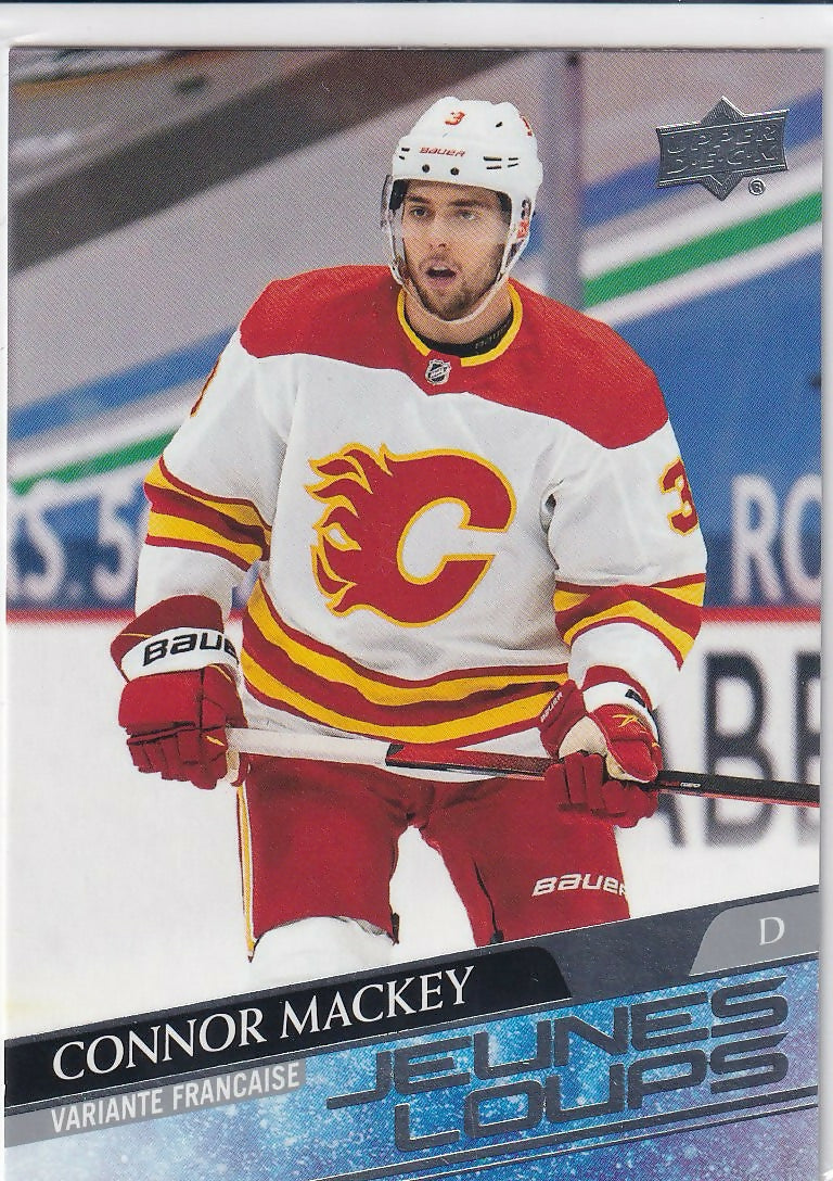 2020-21 Upper Deck French #707 Connor Mackey Calgary Flames Rookie