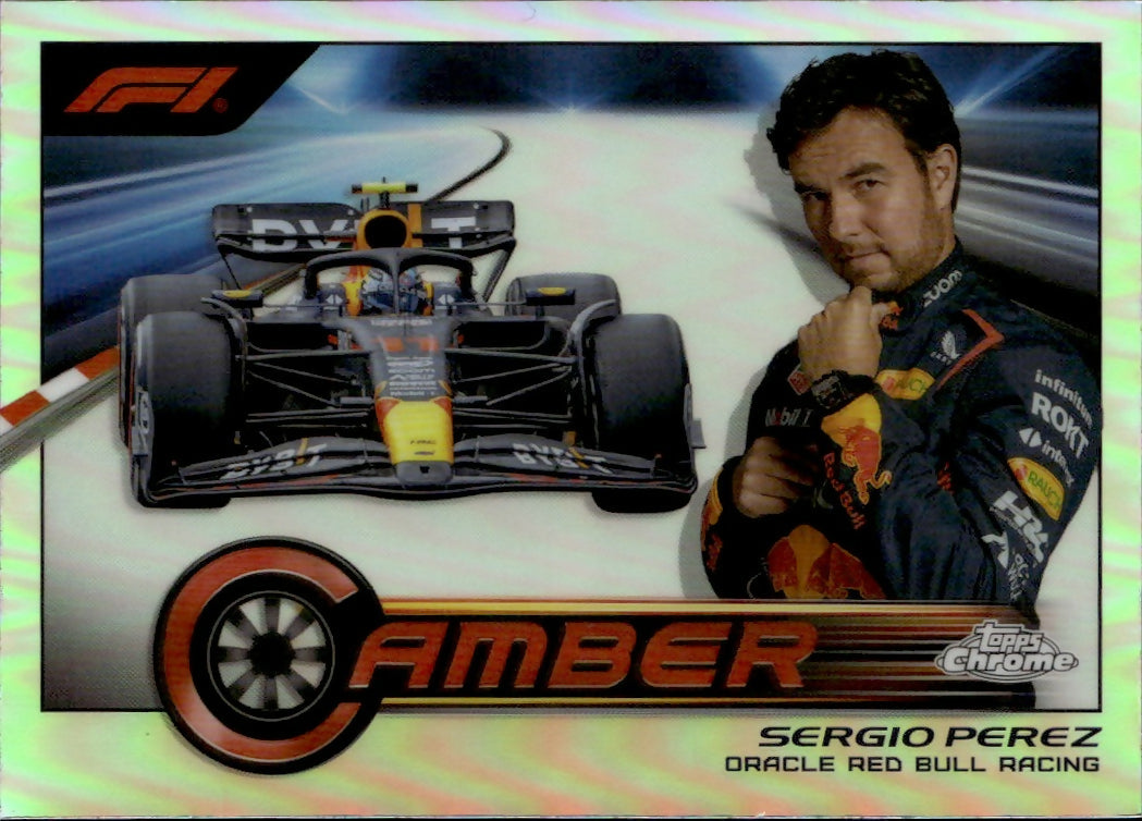 2023 Topps Chrome Formula 1 Camber #CAM-SP Sergio Perez - Oracle Red Bull Racing - A