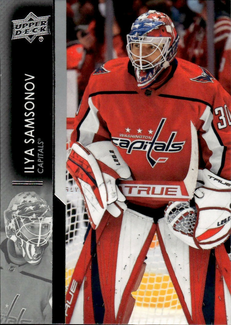 2021-22 Upper Deck Series 2 Hockey - Base #440 Ilya Samsonov - Washington Capitals - A