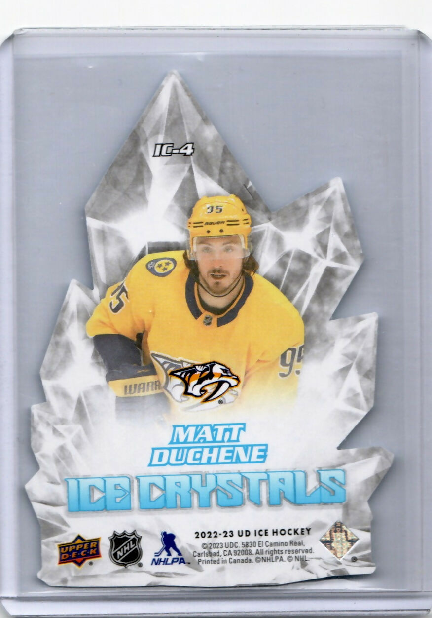 2022-23 Upper Deck Ice Hockey - Ice Crystals #IC-4 Matt Duchene - Nashville Predators - B