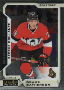 2018-19 O-Pee-Chee Platinum Hockey - Base - Marquee Rookie #152 Drake Batherson - Ottawa Senators