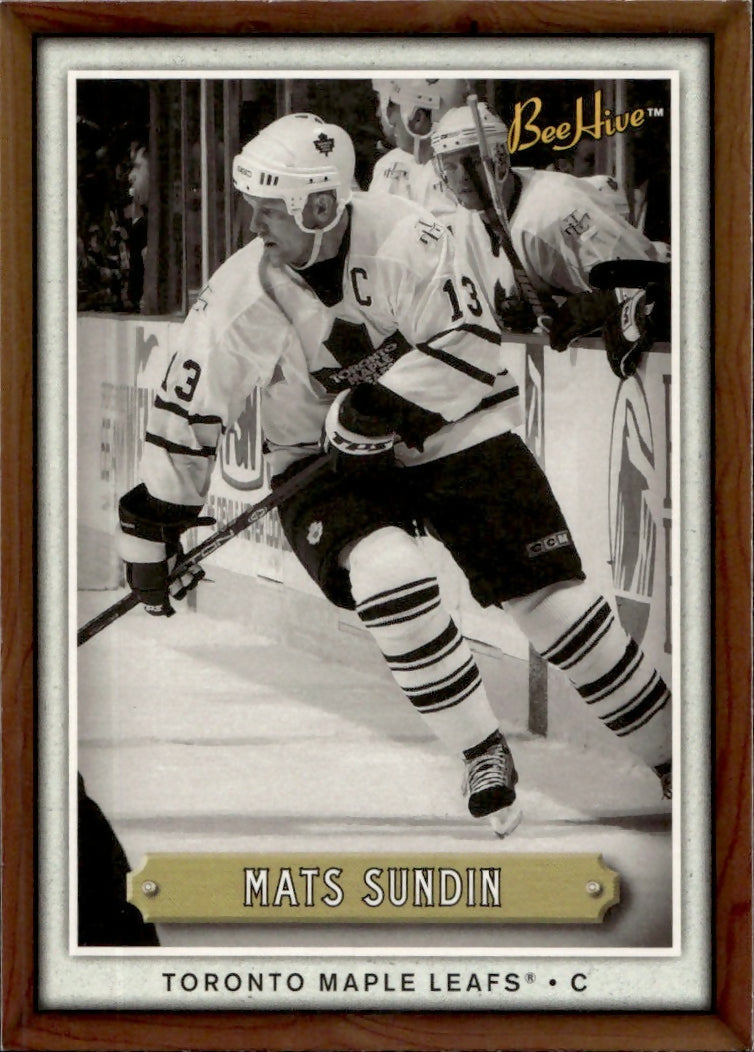 2006-07 Upper Deck - Bee Hive Hockey - Base #5 Mats Sandin - Toronto Maple Leafs - A