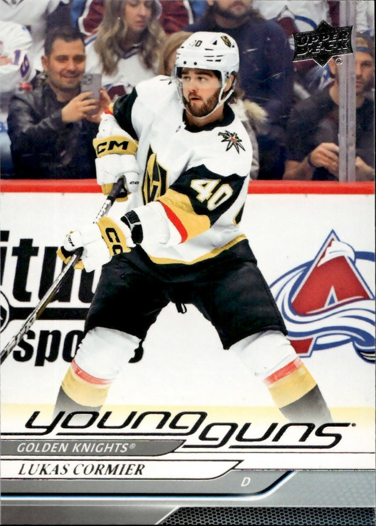 2024-25 Upper Deck Series 1 Hockey - Base - Young Guns #249 Lukas Cormier - Vegas Golden Knights - A