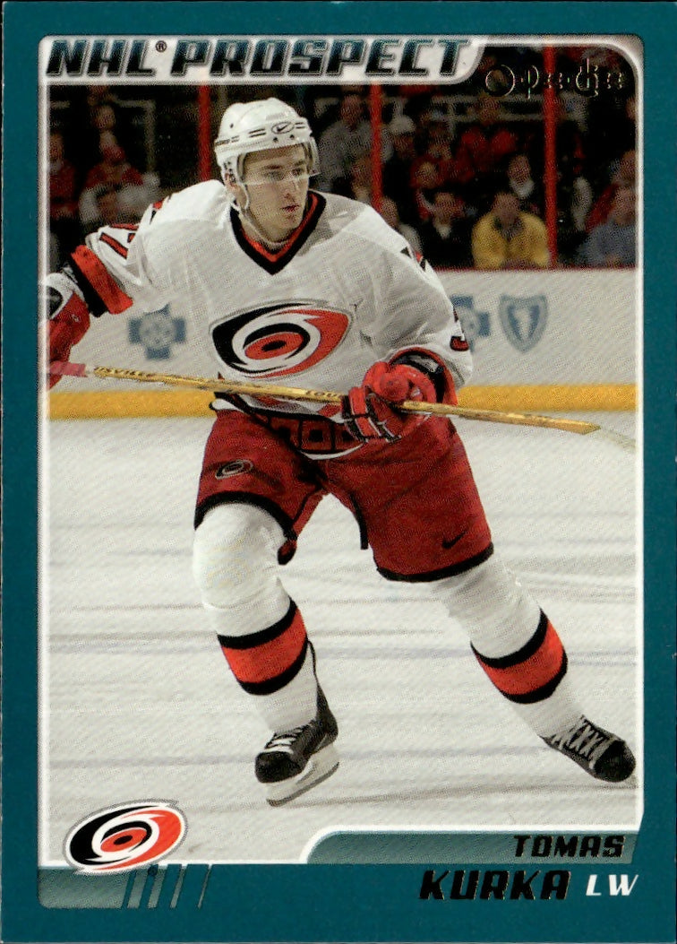 2003-04 O-Pee-Chee - Base #324 Tomas Kurka - Carolina Hurricanes - A