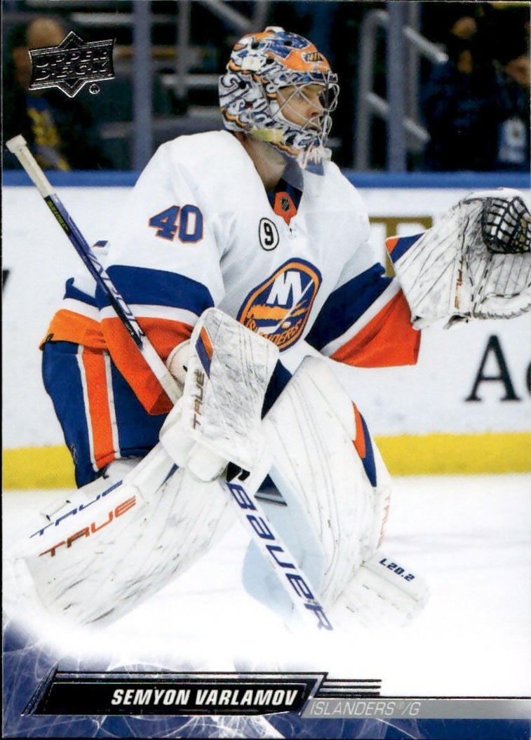 2022-23 Upper Deck Series 2 Hockey - Base #369 Semyon Varlamov - New York Islanders - A