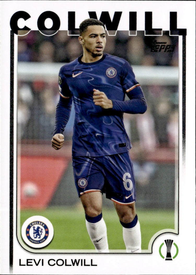 2024-25 Topps UEFA Club Competitions - Base #145 Levi Colwill - Chelsea FC - A