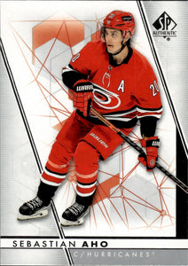 2022-23 Upper Deck SP Authentic Hockey - Base #20 Sebastian Aho - Carolina Hurricanes