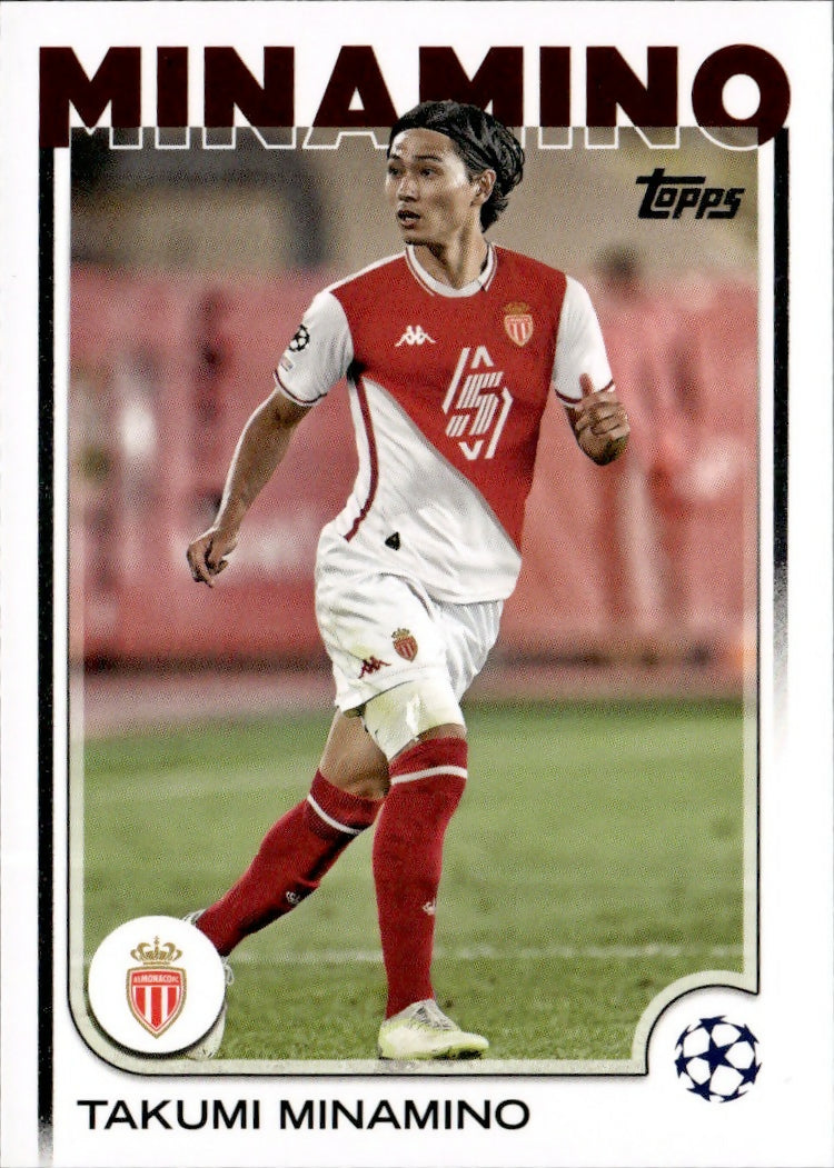 2024-25 Topps UEFA Club Competitions - Base #57 Takumi Minamino - AS Monaco - A