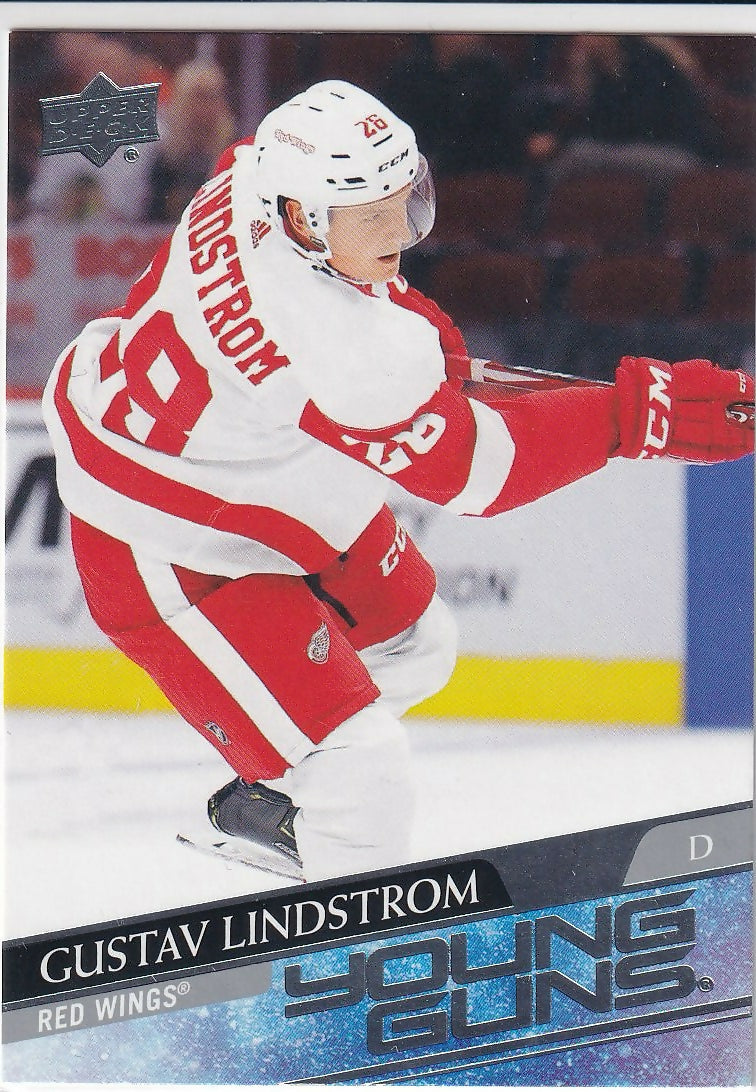 2020-21 Upper Deck #220 Gustav Lindstrom Detroit Red Wings Rookie