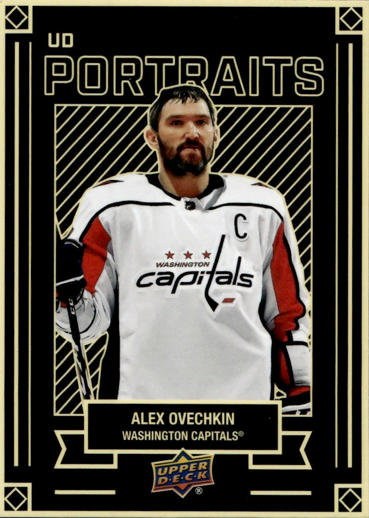 2022-23 Upper Deck Series 1 Hockey - Portraits #P-23 Alex Ovechkin - Washington Capitals - A