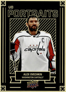 2022-23 Upper Deck Series 1 Hockey - Portraits #P-23 Alex Ovechkin - Washington Capitals - A