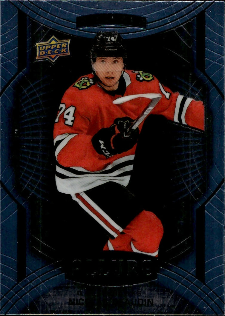 2020-21 Upper Deck Allure Hockey - Base Rookie SP #125 Nicolas Beaudin - Chicago Blackhawks - A