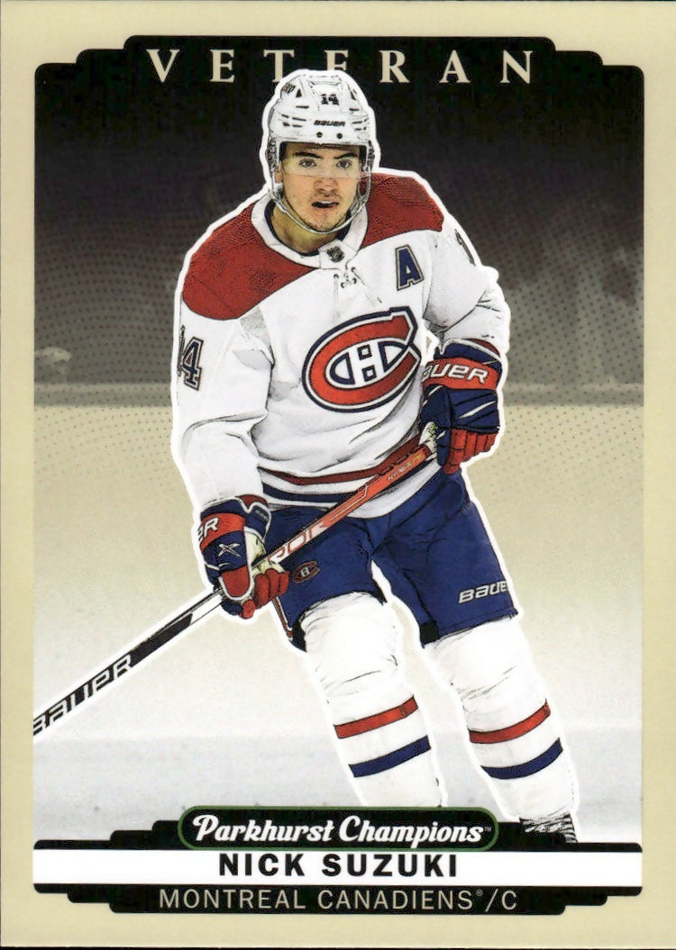 2022-23 Upper Deck Parkhurst Champions - Base #106 Nick Suzuki - Montreal Canadiens