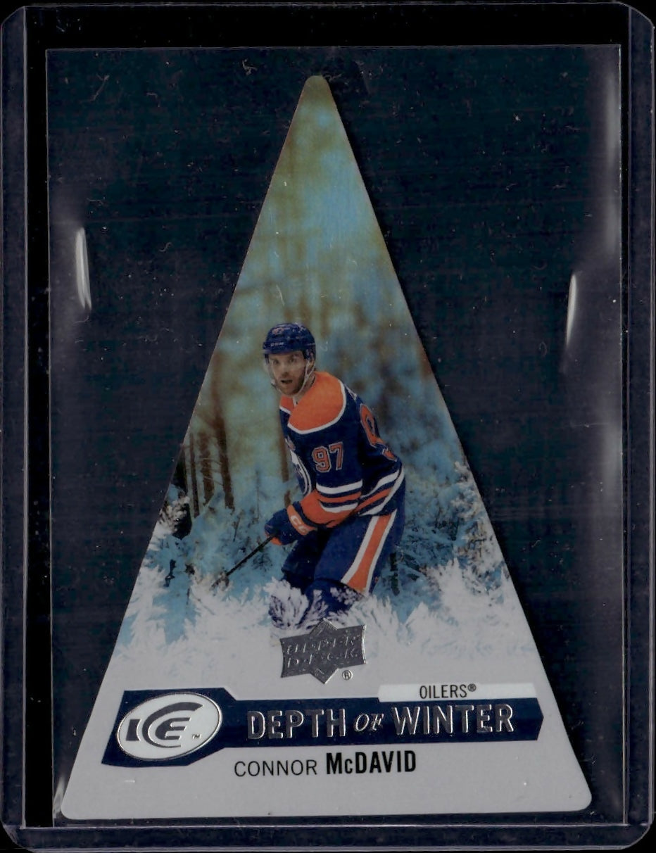 2023-24 Upper Deck Ice Hockey - Depth Of Winter #DW-16 Connor McDavid - Edmonton Oilers - A