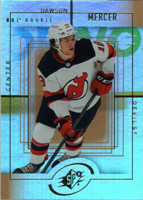 2021-22 Upper Deck Extended Series Hockey - SPX #SPX-43 Dawson Mercer - New Jersey Devils