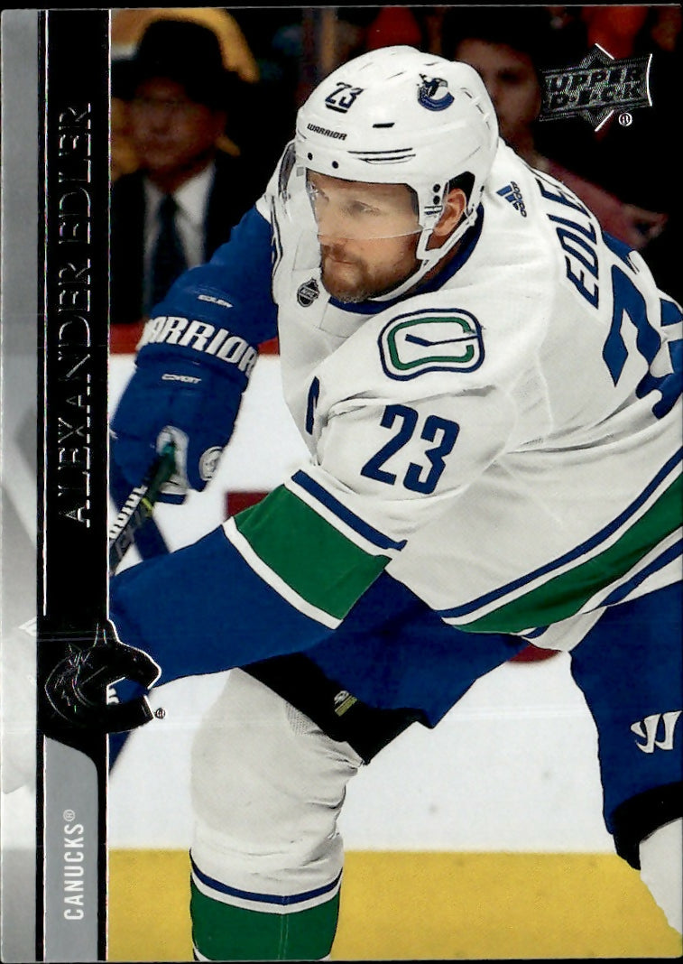 2020-21 Upper Deck Series 2 Hockey - Base #424 Alexander Edler - Vancouver Canucks - A