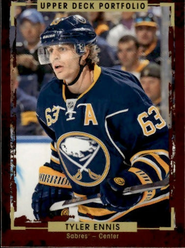 2015-16 Upper Deck Portfolio Hockey - Base #5 Tyler Ennis - Buffalo Sabres