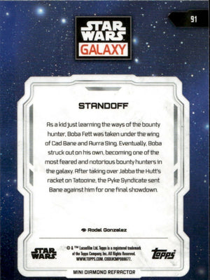 2024 Topps Star Wars Galaxy Chrome - Base - Mini Diamond #91 Standoff - B