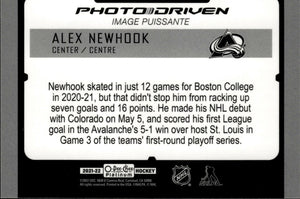 2021-22 Upper Deck O-Pee-Chee Platinum - Photo Driven #PD-14 Alex Newhook - Colorado Avalanche - B