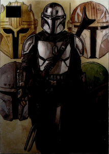 2024 Topps Star Wars Galaxy Chrome - Base #33 The Way Of Mand'alor - A