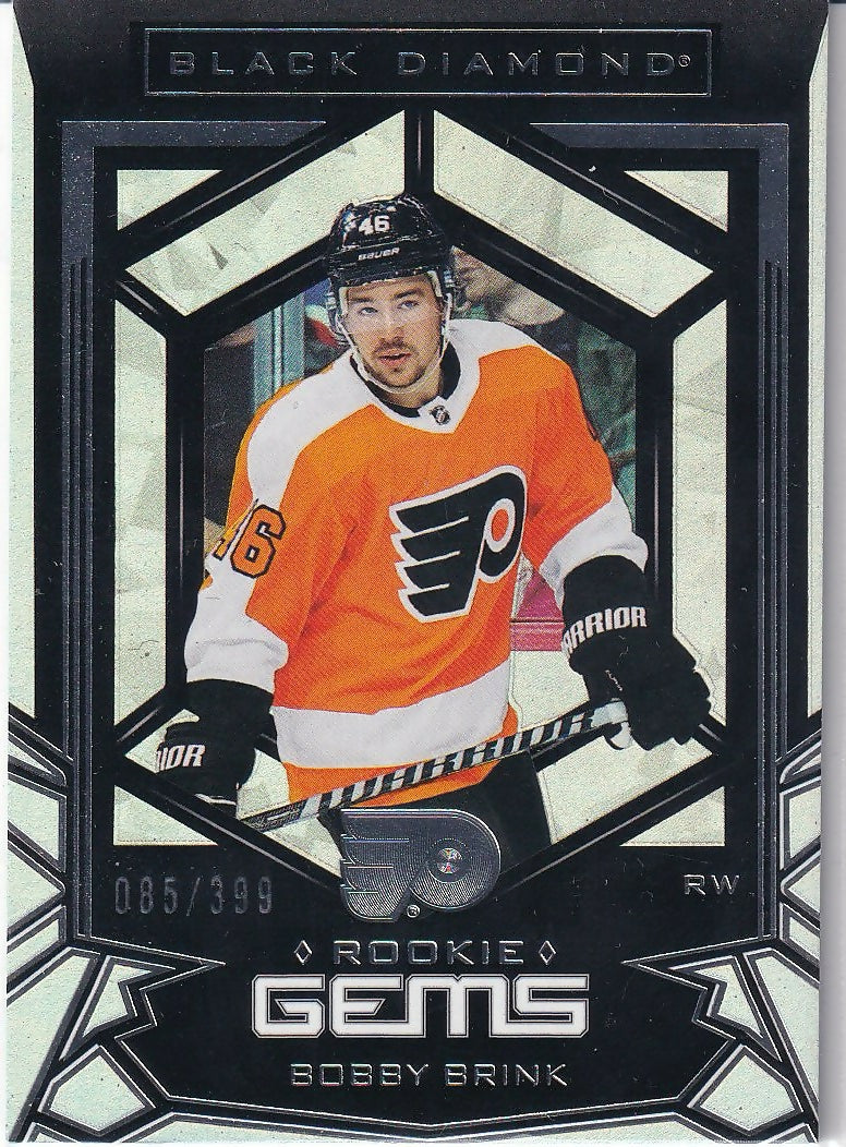 2022-23 Upper Deck Black Diamond Rookie Gems #RG-BB Bobby Brink Philadelphia Flyers
