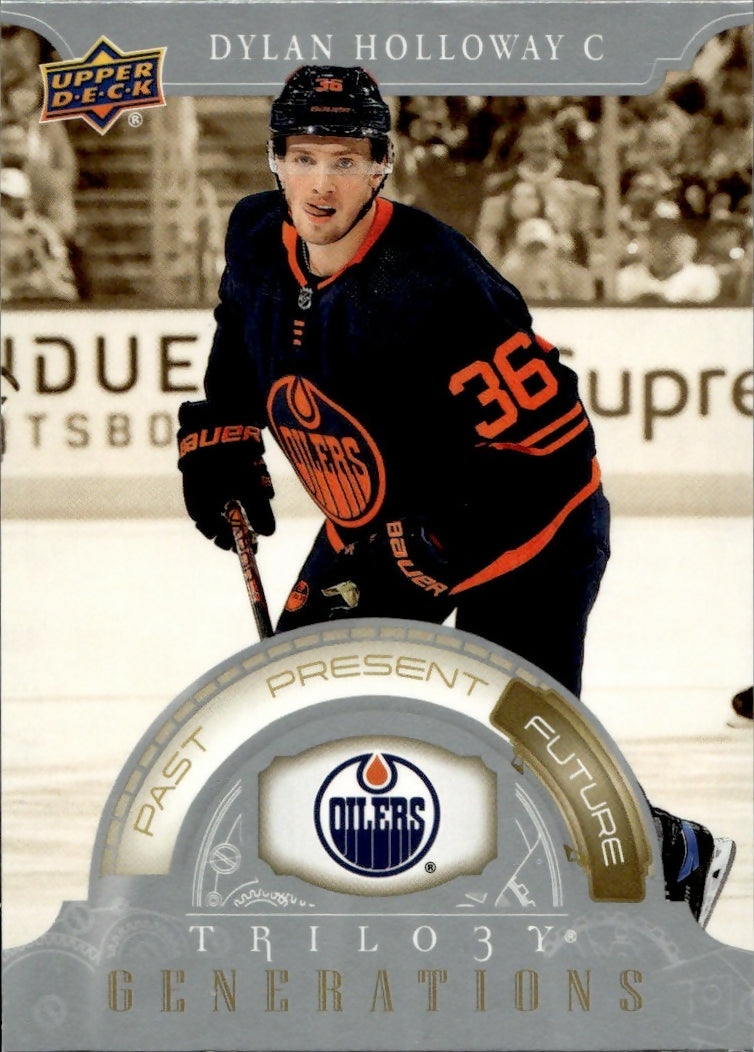 2022-23 Upper Deck Trilogy Hockey - Trilogy Generations #TG-13C Dylan Holloway - Edmonton Oilers