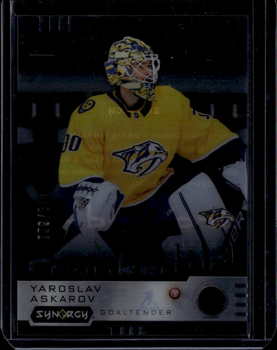 2023-24 Upper Deck Synergy Hockey - Cranked Up :849 #CR-YA Yaroslav Askarov - Nashville Predators - A