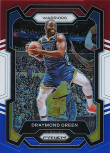 2023-24 Panini Prizm Basketball Base - Red White and Blue Prizm #75 Draymond Green, Golden State Warriors - A