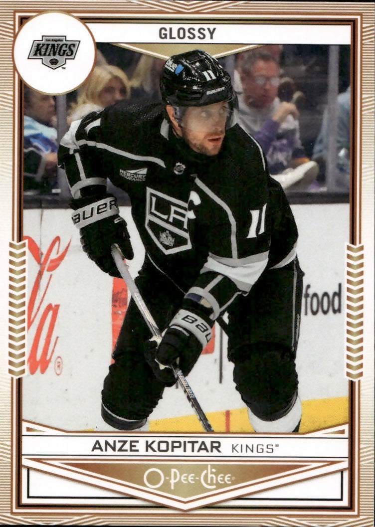 2024-25 Upper Deck Series 1 Hockey - O-Pee-Chee - Glossy #OG-1 Anze Kopitar - Los Angeles Kings