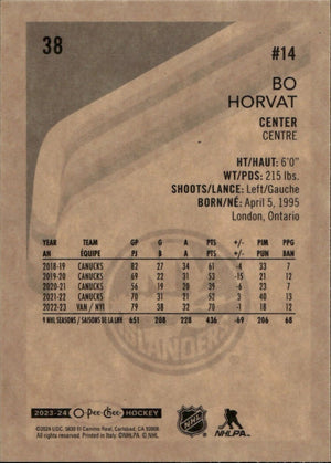 2023-24 Upper Deck O-Pee-Chee Hockey - Base - Retro #38 Bo Horvat - New York Islanders - B