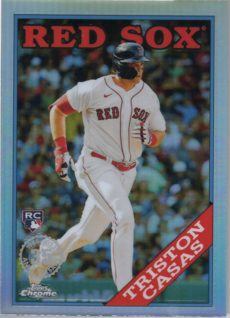 2023 Topps Chrome Baseball - 1988 Topps Baseball #88BC-10 Triston Casas - Boston Red Sox - A