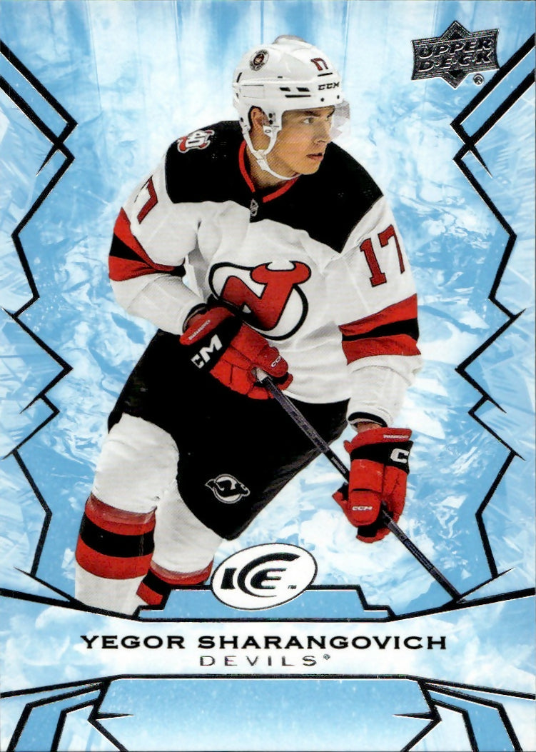 2022-23 Upper Deck Ice Hockey - Base #15 Yegor Sharangovich - New Jersey Devils - A